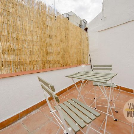 Atico Calle Silva Para 3Pax Con Terraza Esquina Con Gran Via E2 Madrid Eksteriør bilde