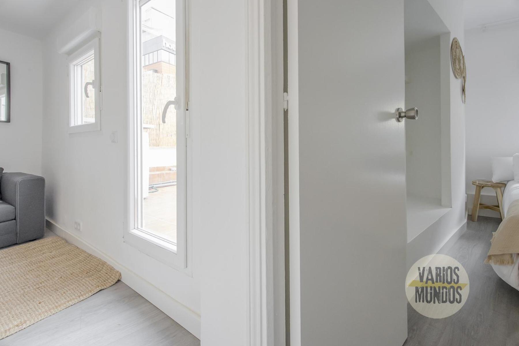Atico Calle Silva Para 3Pax Con Terraza Esquina Con Gran Via E2 Madrid Eksteriør bilde